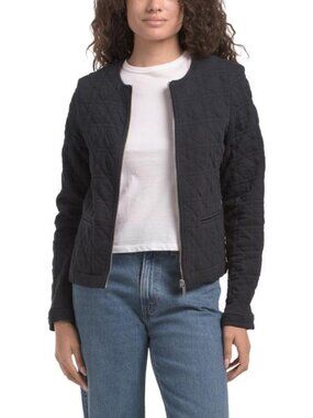BAGATELLE COLLECTION Zip Up Quilted Jacket